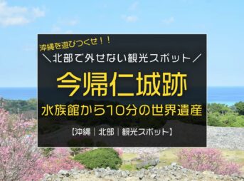 美ら海水族館から車で10分で行ける世界遺産『今帰仁城跡』／沖縄北部で外せない観光スポット