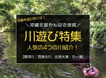 沖縄北部やんばる地域の川遊び特集／源河川・羽地大川・比地大滝・ター滝