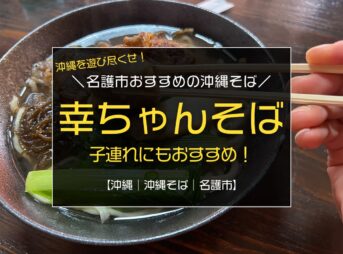 子連れにもおすすめ！沖縄県名護市のおすすめ沖縄そば屋『幸ちゃんそば』